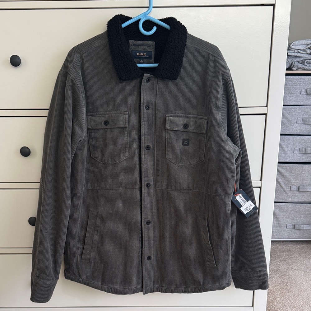 Roark Hebrides Charcoal Corduroy Jacket